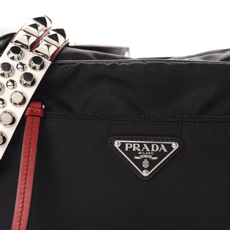 prada handbag nylon and leather|prada tessuto nylon shoulder bag.